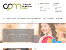 Tablet Screenshot of centralparkwaymall.com
